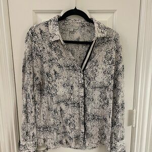 Allison Joy Monochrome Speckled Top